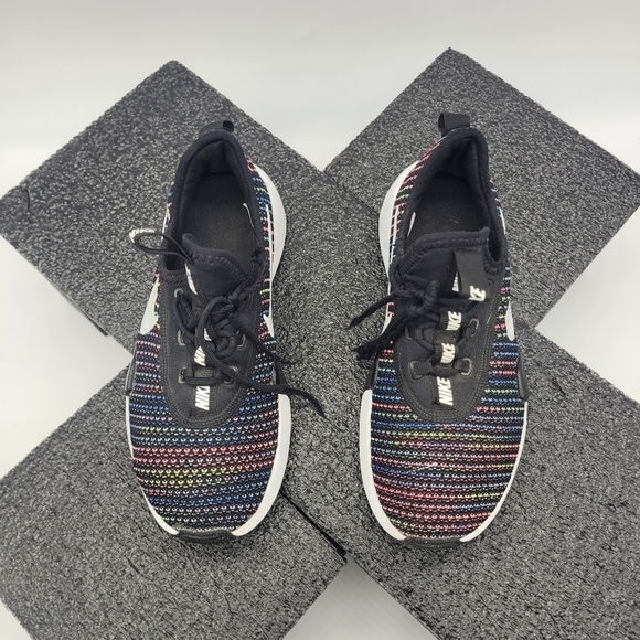 Nike Kid's Ashin Modern SE GS 4Y Shoes AO2129 002 Black/White-Racer Pink - Picture 9 of 12